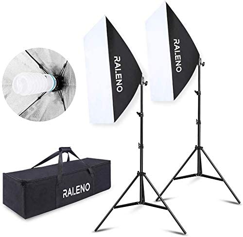 RALENO Softbox Photography Lighting Kit 20